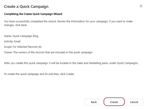 Creating a Quick Campaign to send Emails in Dynamics 365 - Orby