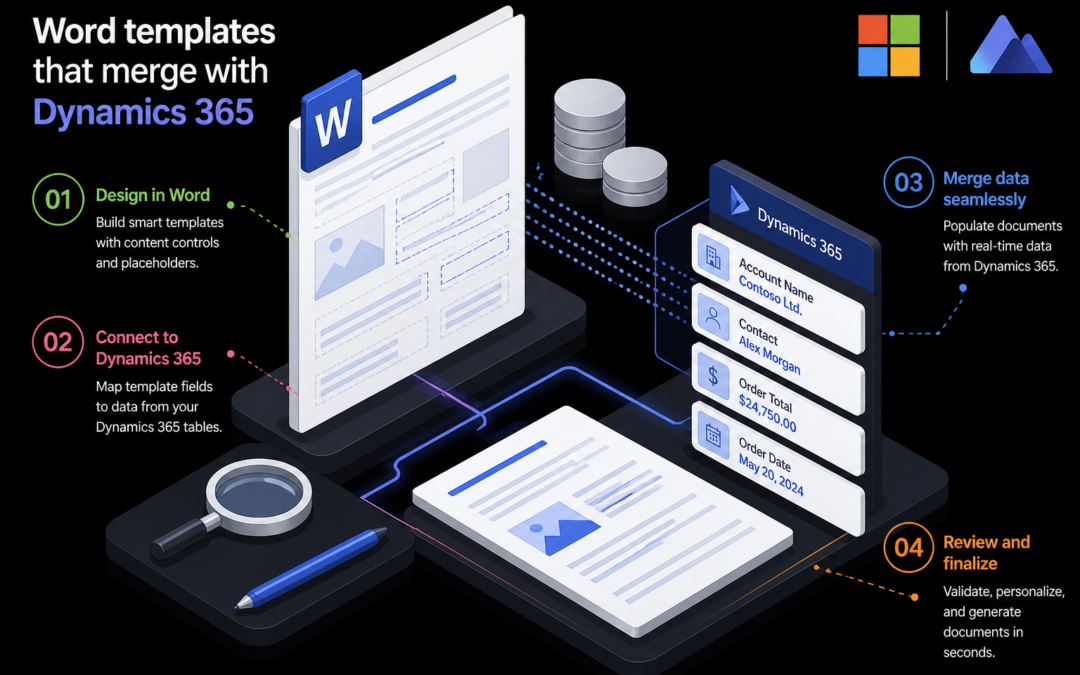 Creating Word Templates that merge with Dynamics 365
